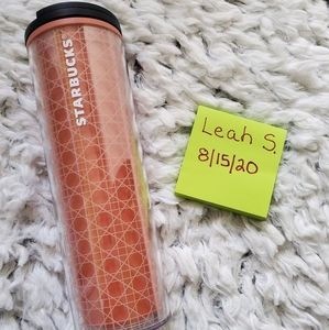 Starbucks Orange Tumbler
